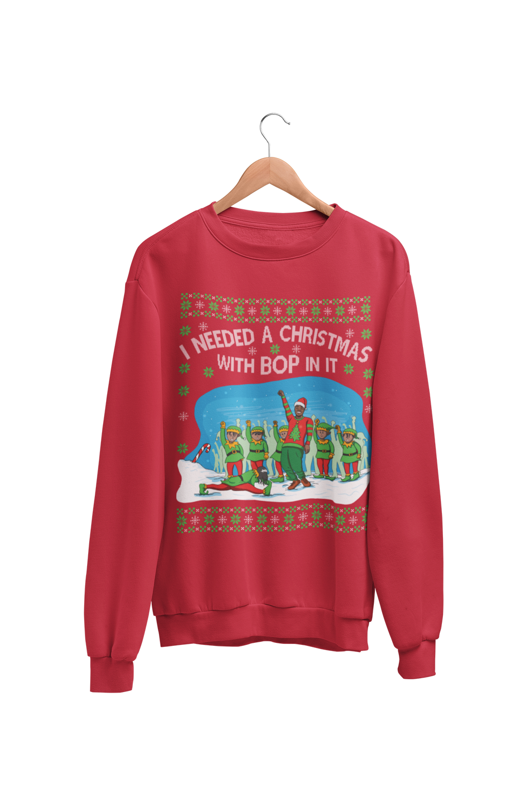 A Christmas with Bop in It Sweatshirt
