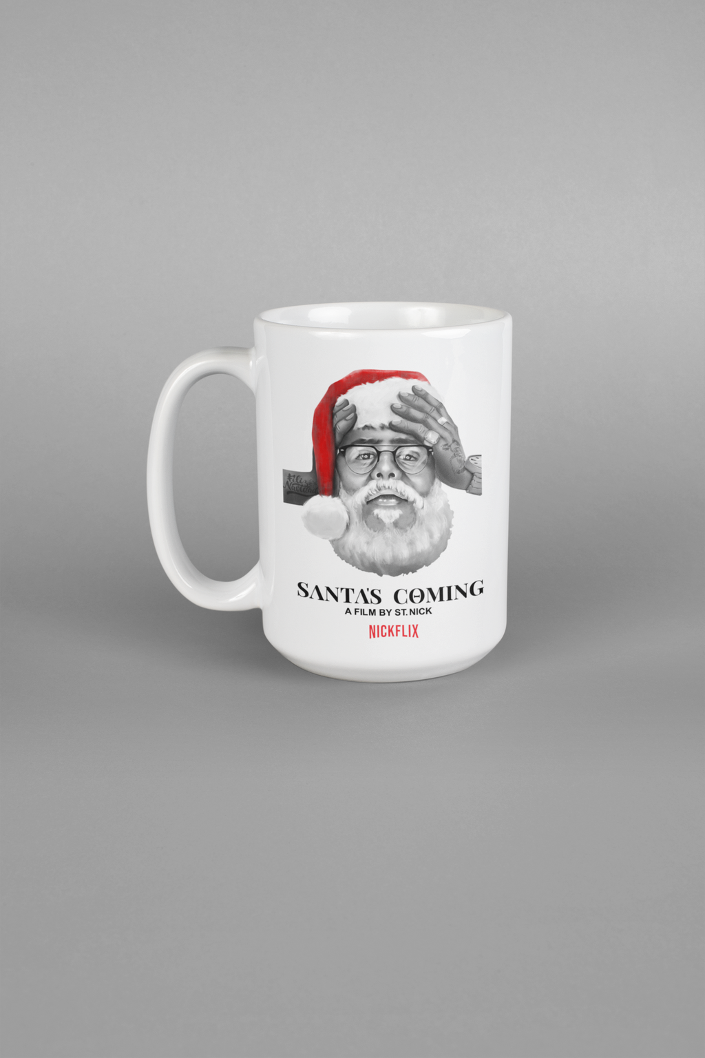 "Santa's Coming" Mug
